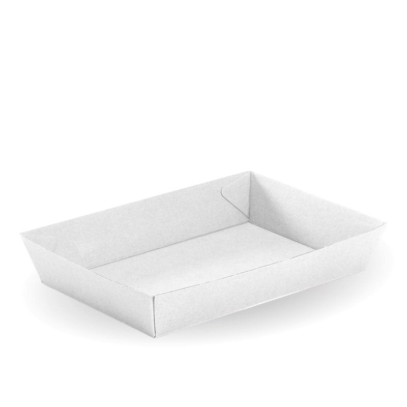 BioPak White Tray #4 228 x 152 x 45mm 250pc