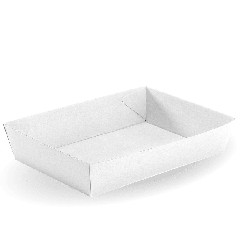 BioPak White Tray #5 255 x 179 x 58mm 100pc