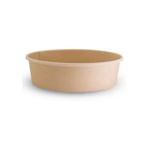 PLA Coated Bamboo Salad Bowl 30oz (887ml) 200pc/ctn