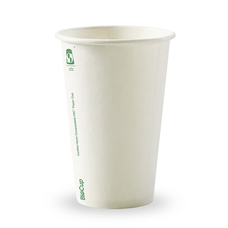 BioPak 12oz (80mm) White SW Cup - SA Compliant 1000pc