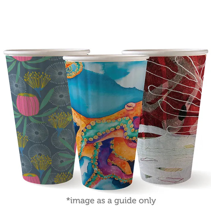 BioPak 16oz Art Series DW Cup 600pc