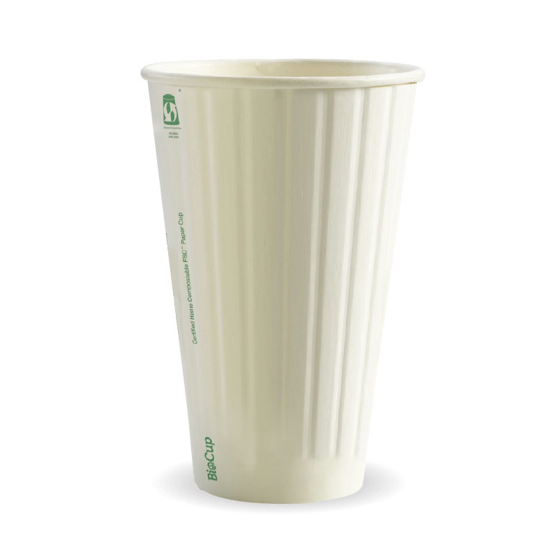 BioPak 16oz White DW Cup - SA Compliant 600pc