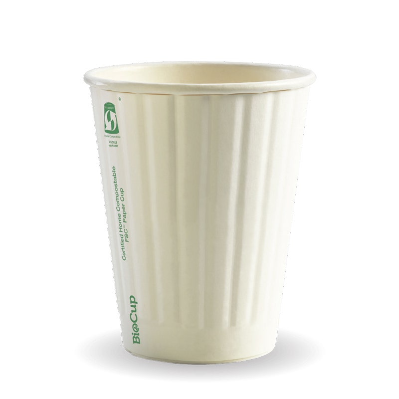 BioPak 8oz White DW Cup - SA Compliant 1000pc