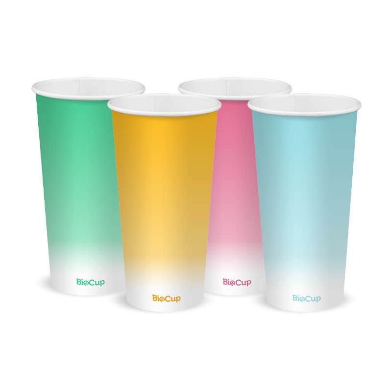 BioPak 20oz Coloured Cold Paper Cups 1000pc