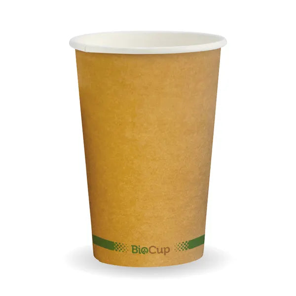BioPak 10oz Kraft Green Stripe SW Cup 1000pc