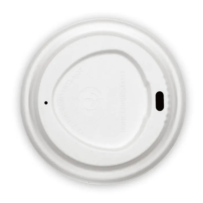 BioPak 90mm White Plant Fibre Lid 1000pcs