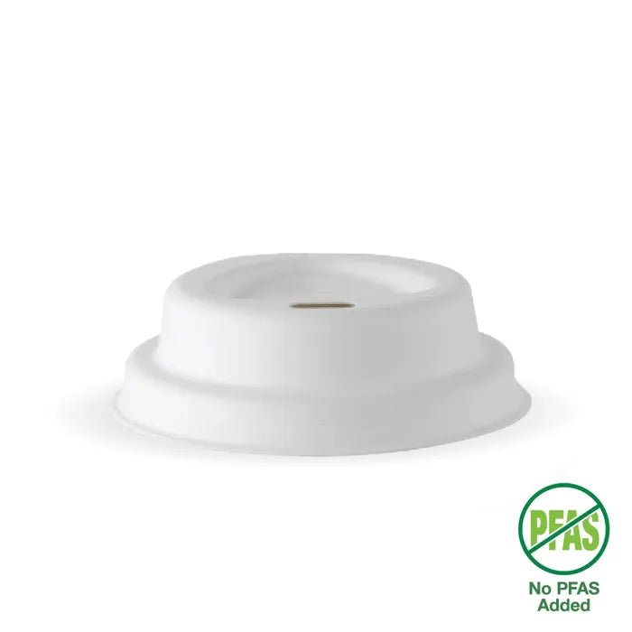 BioPak 4oz/63mm White Plant Fibre Lid 2000pcs