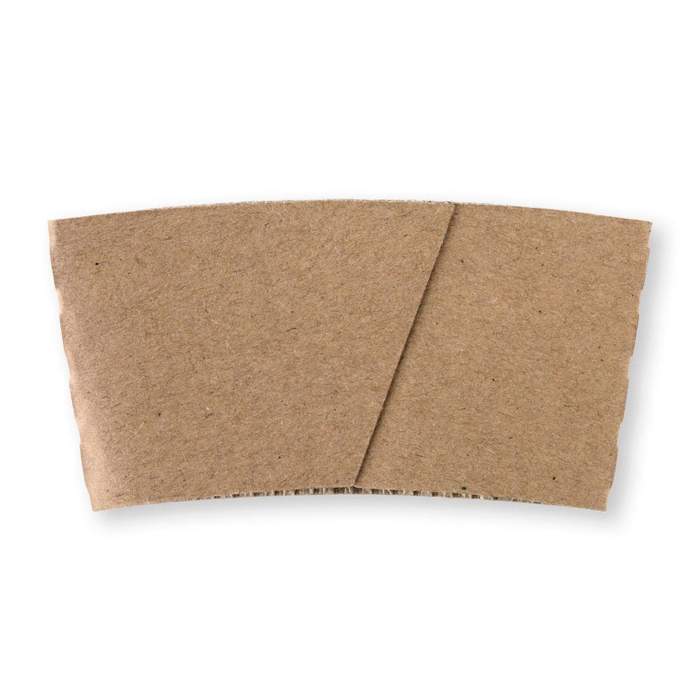 BioPak 12oz Kraft Cup Sleeve 1000pc