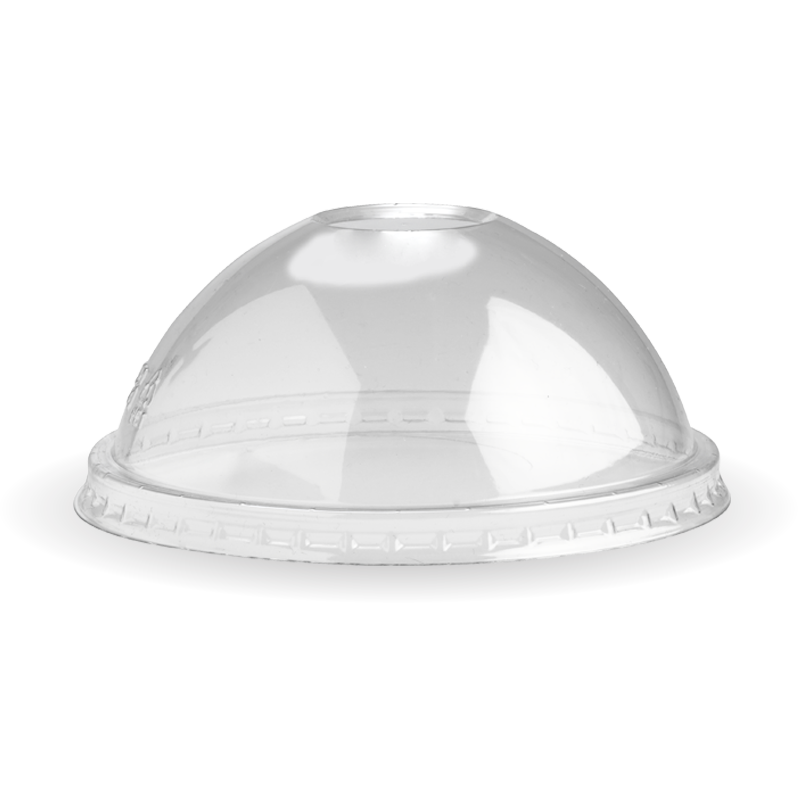 BioPak 430-950ml (12-32oz) Clear Bowl PET Dome Lid 1000pc