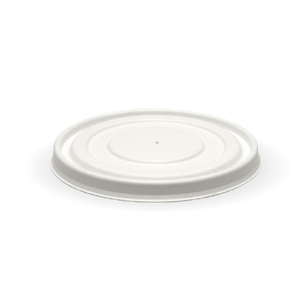 BioPak 250ml (8oz) White Bowl Plant Fibre Lid 1000pc