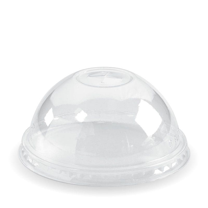 BioPak 300-700ml Clear Cup Dome Lid with X-Slot 1000pc