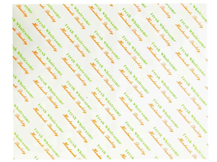 Greaseproof Paper Fresh Printed 1/2 Cut 800pcs/pk