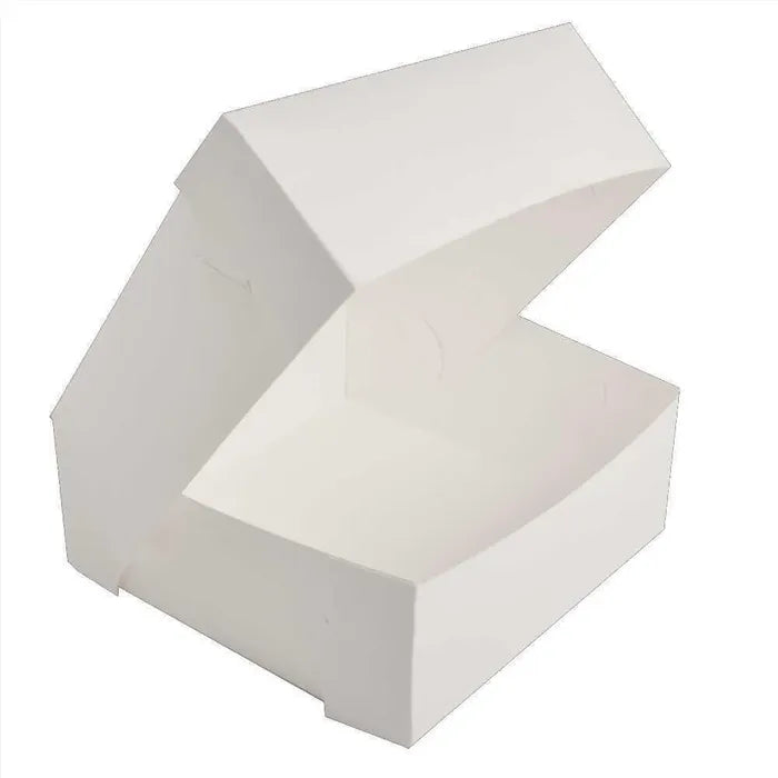 Cake Box with Hinged Lid 10x10x2.5" | 100pc/pk