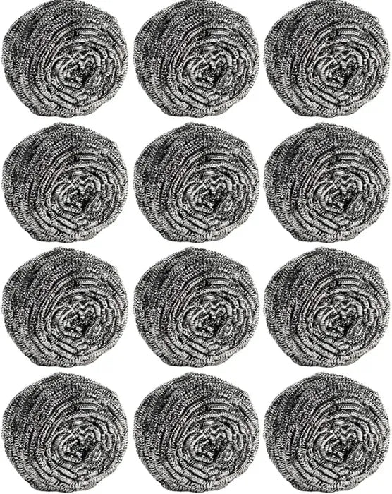 Heavy Duty Stainless Steel Scourer 50g 12pcs/pk