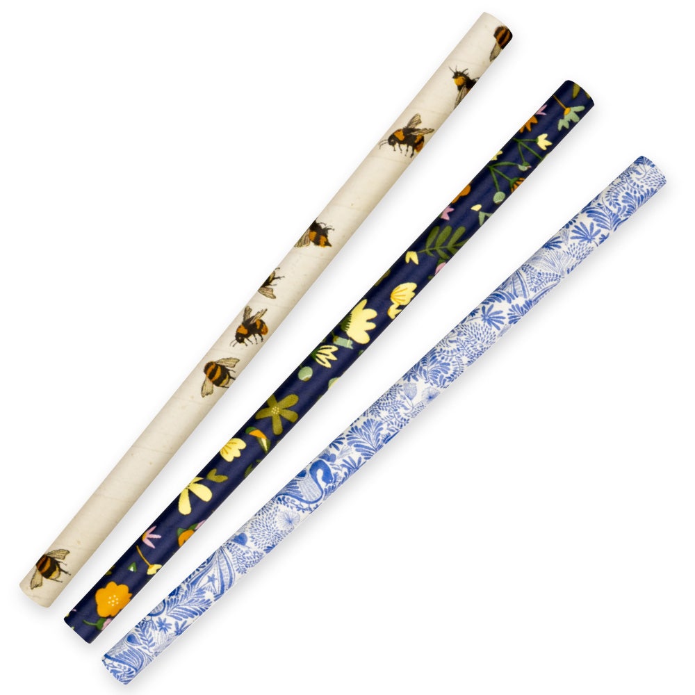 BioPak 10mm Art Series Jumbo Paper Straw 2500pc