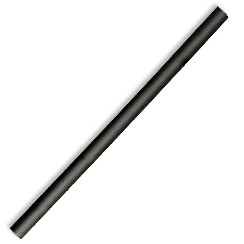 BioPak 10mm Black Jumbo Paper Straw 2500pc