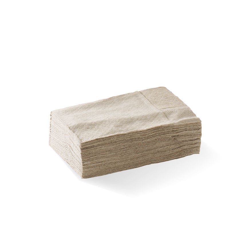 BioPak Natural 1-Ply Compact Dispenser Napkin (D Fold) 5000pc