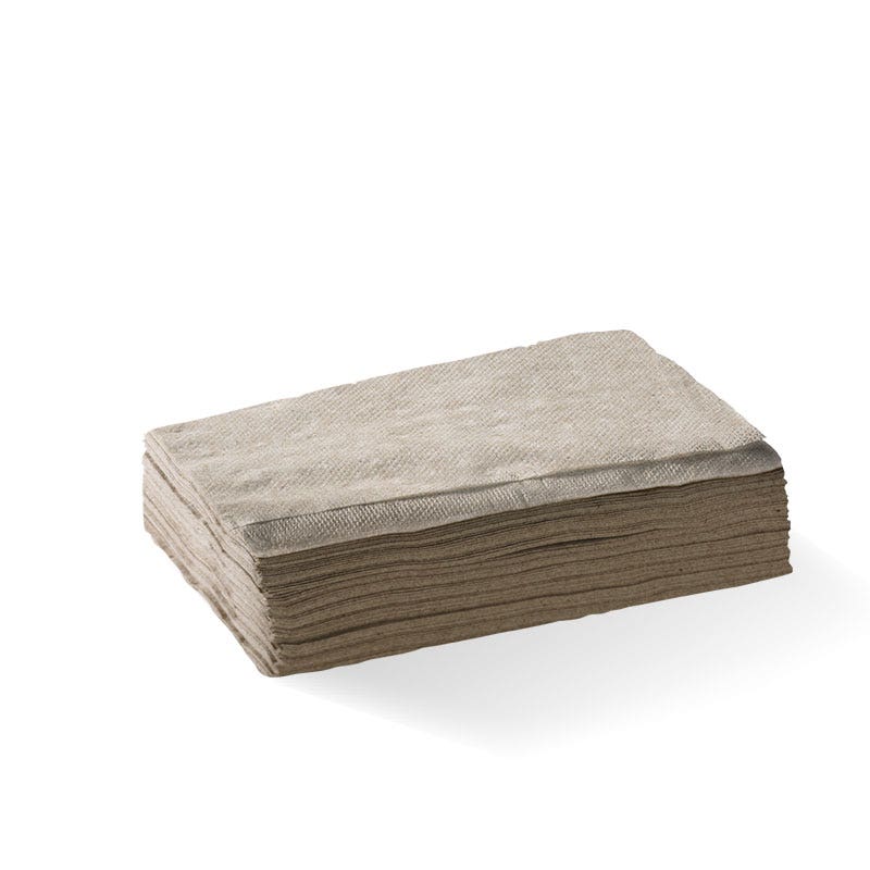 BioPak Natural 1-Ply Tall Dispenser Napkin (E Fold) 5000pc