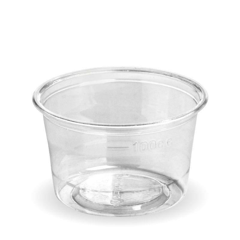BioPak 140ml Clear Sauce Cup 1000pc