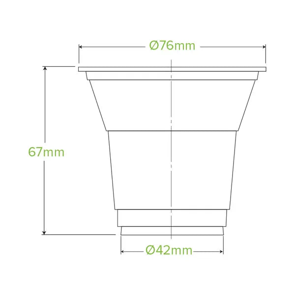 BioPak 150ml Clear Cold Drink Cups 2000pc