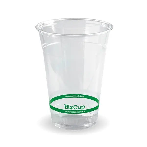 BioPak 500ml Clear Cold Drink Cups 1000pc