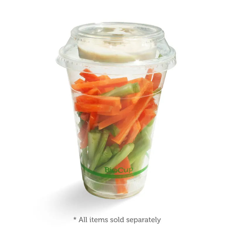 BioPak 2oz/60ml Clear Sauce Container 2000pc