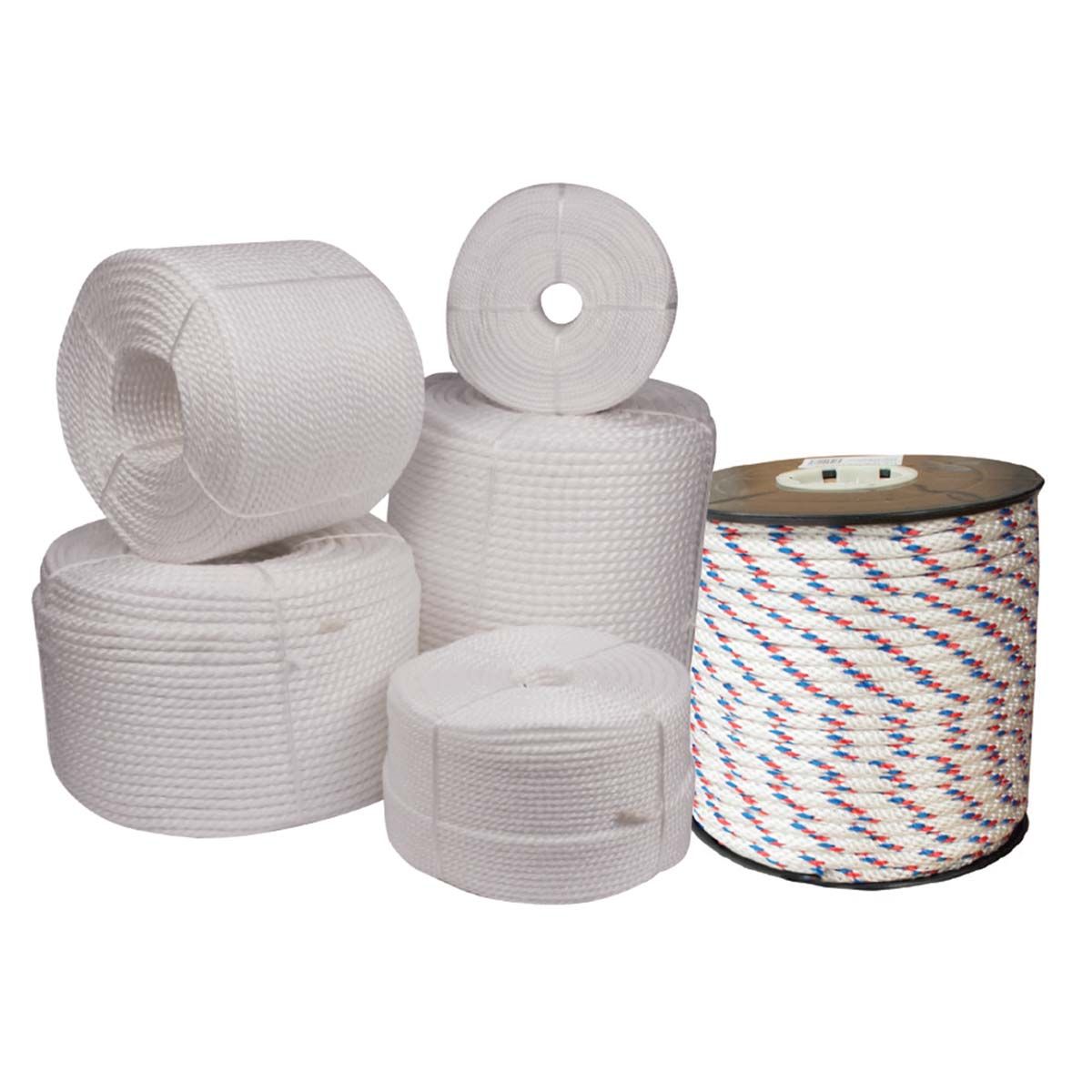Polypropylene & Silver Rope – Polypropylene (1 Roll) | Tying, Bundling & General Use